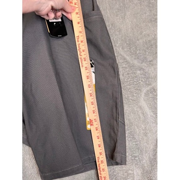 Noble Outfitters Womens Tug-Free 11 Utility Shorts Asphalt Grey Size 22 NWT - Picture 7 of 7